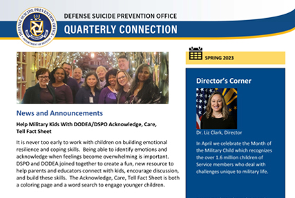 DSPO Quarterly Connection Newsletter: Spring 2023 Edition 